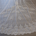 Veil Muslim hijab Luxury 3.5*3m Wedding Accessory tulle long veils wedding cathedral long lace veil 2019